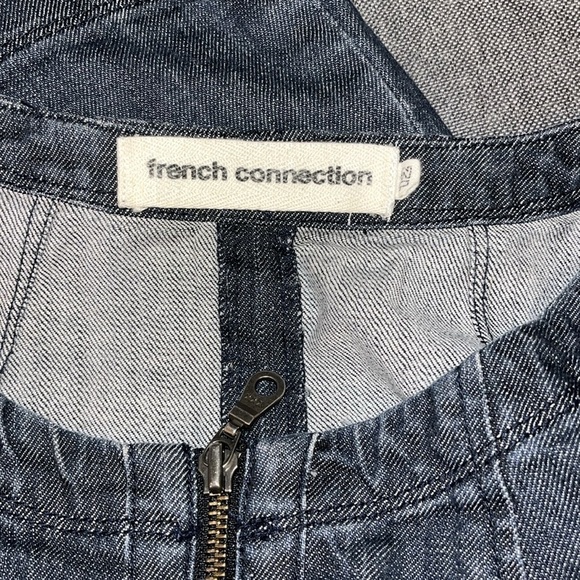 French Connection Boxy Denim Short Sleeve Dress size 12 - Picture 6 of 8
